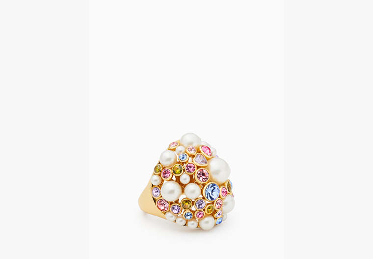 Pearl Caviar Statement Ring, Cream Multi, Product image number 0
