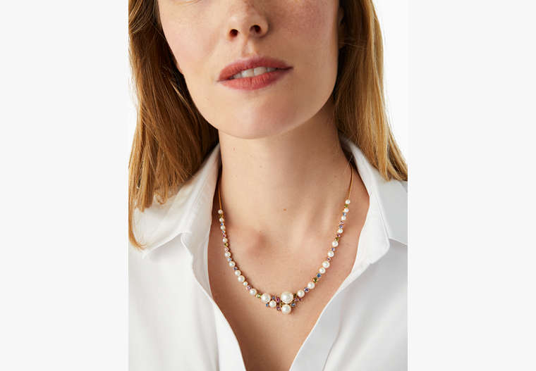 Pearl Caviar Necklace, Cream Multi, Product