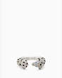 Hot Dog Pave Ring, Clear Multi, Product