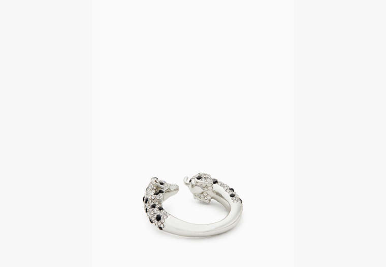 Hot Dog Pave Ring, Clear Multi, Product