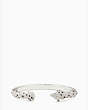 Hot Dog Pave Cuff Bracelet, Clear Multi, Product