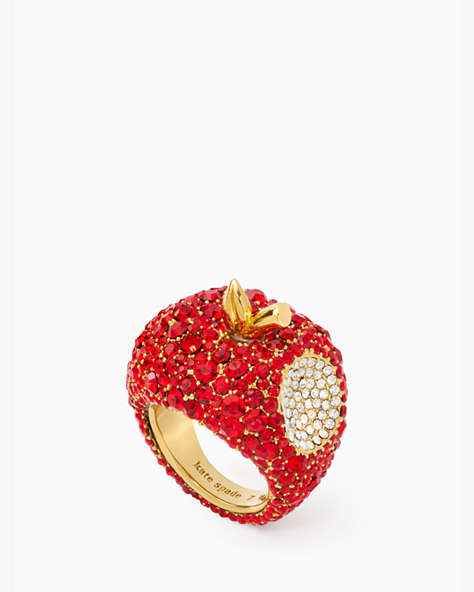 Apple Of My Eye Pave Cocktail Ring, Red Multi, ProductTile