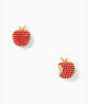Apple Of My Eye Pave Studs, Red Multi, ProductTile