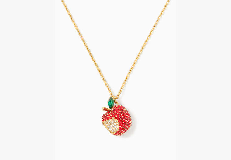 Apple Of My Eye Pave Pendant, Red Multi, Product image number 0