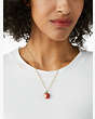 Apple Of My Eye Pave Pendant, Red Multi, Product