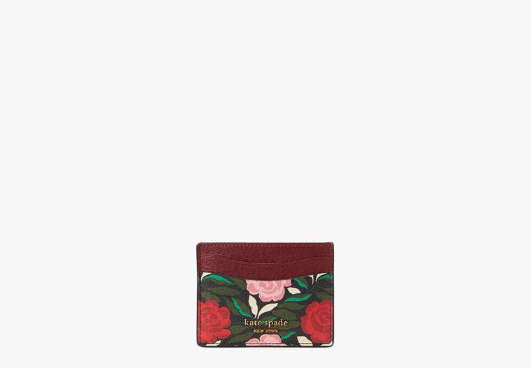 Morgan Rose Garden Cardholder, Black Multi, Product