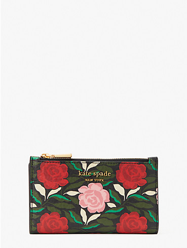morgan rose garden small slim bifold wallet, , rr_productgrid