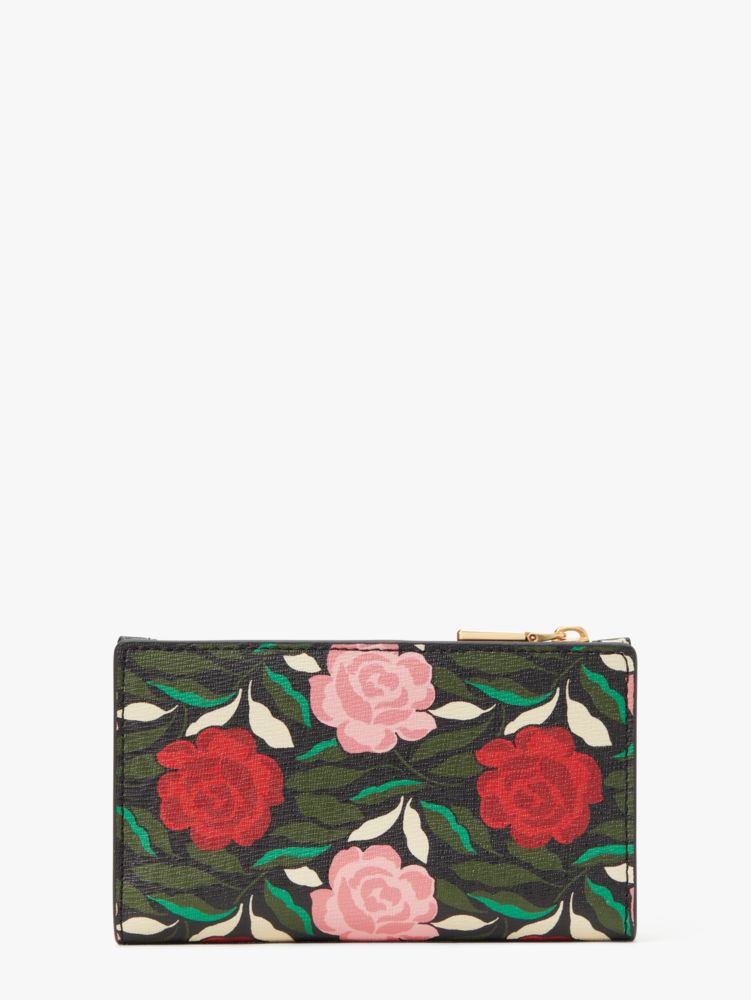 Morgan Rose Garden Gusseted Wristlet