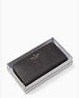 ティンセル グリッター ファブリック ボックス ラージ コンチネンタル ウォレット, Black, Product