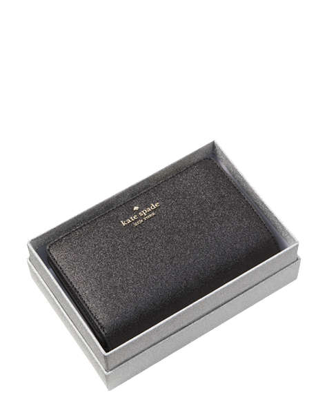 Tinsel Boxed Medium Compartment Bi Fold Wallet, Black, ProductTile
