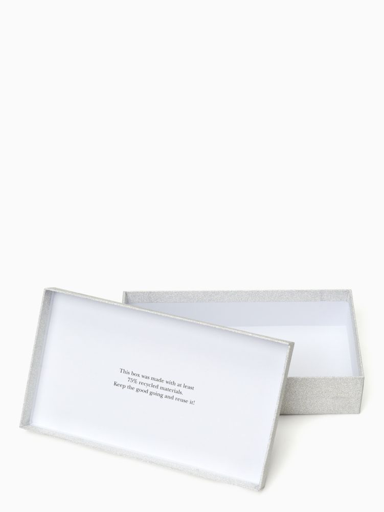 (gold) Tinsel Boxed Large Slim Card Holder