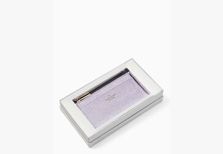 Tinsel Boxed Large Slim Card Holder, Lilac Frost, Product image number 0