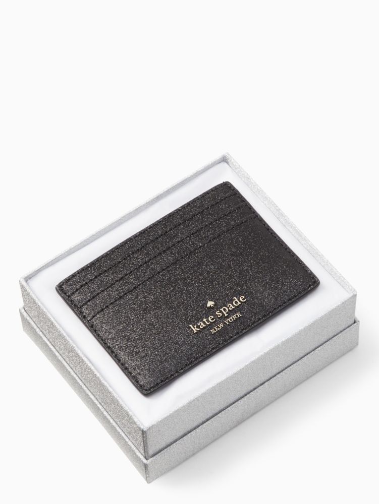 Kate Spade Tinsel Boxed Small Card Holder
