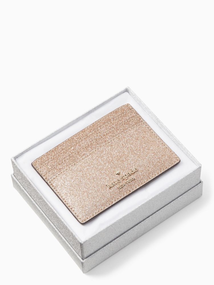 Kate Spade Tinsel Boxed Small Card Holder