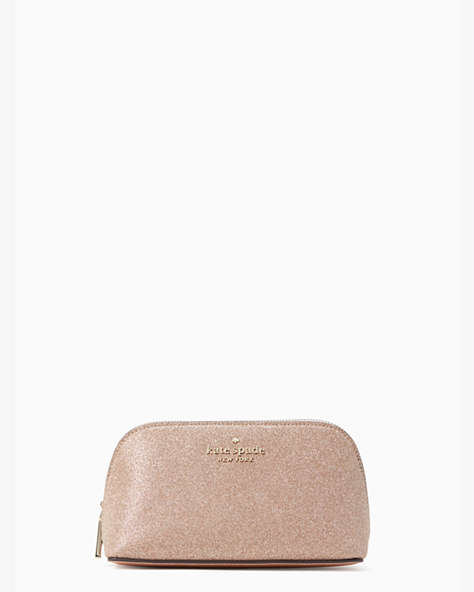 Tinsel Small Cosmetic Case, Rose Gold, ProductTile