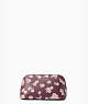 Tinsel Small Cosmetic Case, Deep Berry Multi, ProductTile
