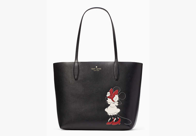 Disney X Kate Spade New York Minnie Mouse Tote Bag, Black Multi, Product image number 0