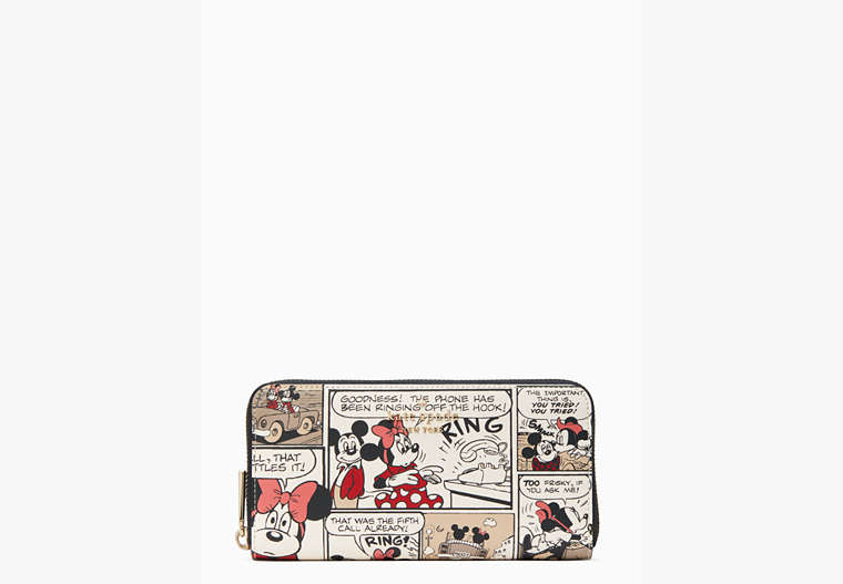 Disney X Kate Spade New York Mickey Mouse Large Continental Wallet, Multi, Product image number 0