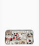 Disney X Kate Spade New York Mickey Mouse Large Continental Wallet, Multi, ProductTile