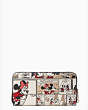 Disney X Kate Spade New York Mickey Mouse Large Continental Wallet, Multi, Product