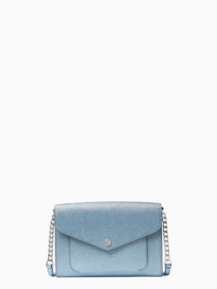 Kate Spade Tinsel Flap Crossbody, Frosty Sky