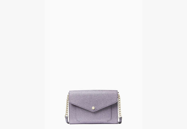 Kate Spade,tinsel flap crossbody,75%,Lilac Frost image number 0