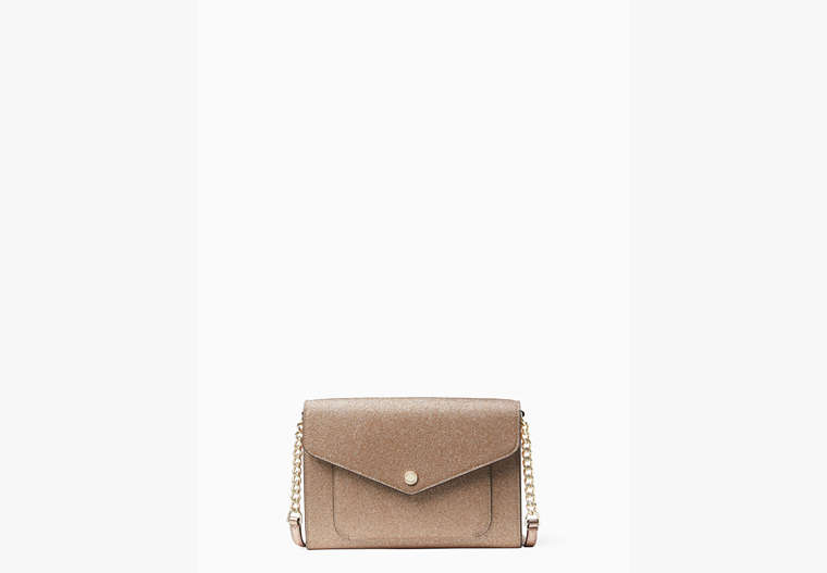 Tinsel Flap Crossbody, Rose Gold, Product image number 0