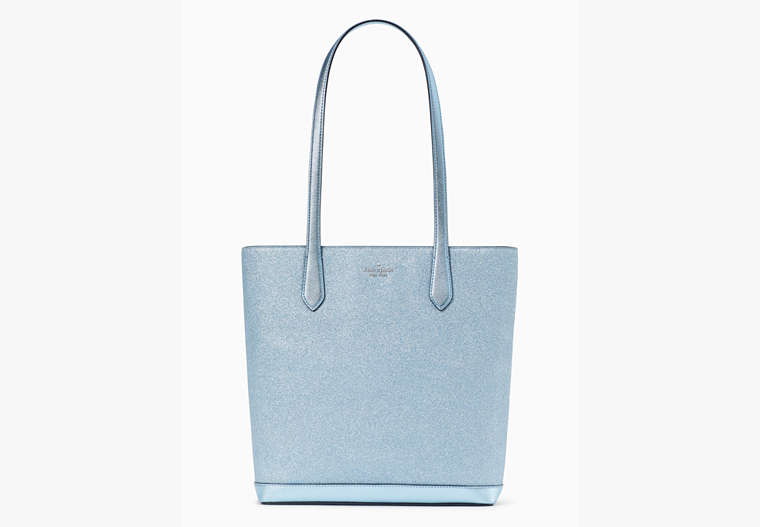 Kate Spade,tinsel tote,75%,Frosty Sky image number 0