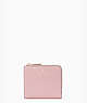 Schuyler Small L Zip Bifold Wallet, Mitten Pink, ProductTile