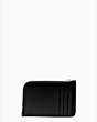 Schuyler Medium L Zip Card Holder, Black, Product