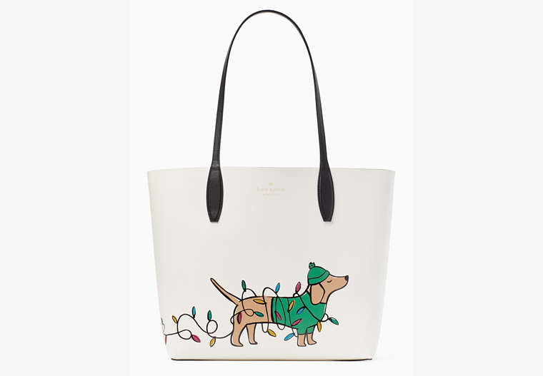 Claude Large Dachshund Tote, Multi, Product image number 0