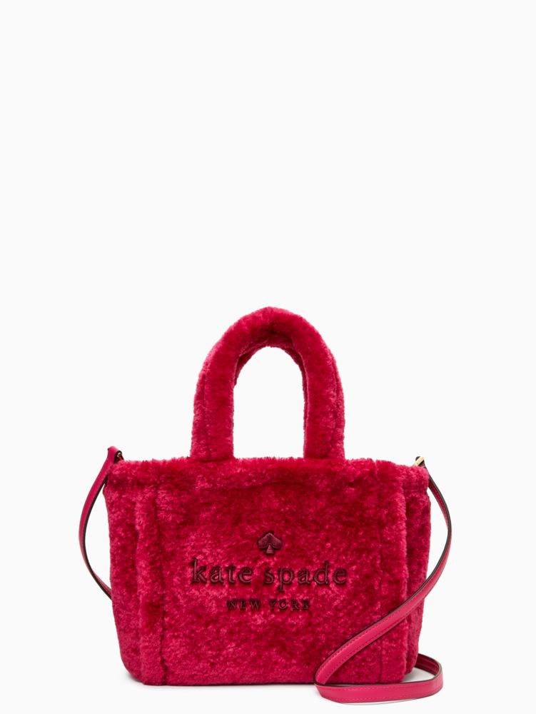 Total 54+ imagen kate spade fuzzy purse