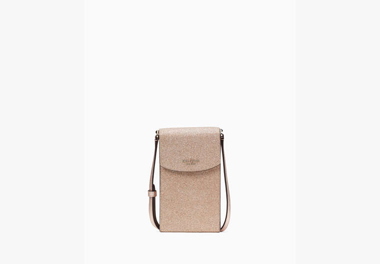 Tinsel North South Flap Phone Crossbody, Rose Gold, Product image number 0