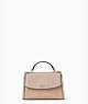 Darcy Glitter Micro Satchel, Rose Gold, ProductTile