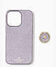 Glitter Stability Ring Resin Iphone 13 Case, Lilac Frost, ProductTile