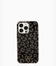 Graphic Leopard Resin iPhone 13 Pro Case, Black Multi, ProductTile