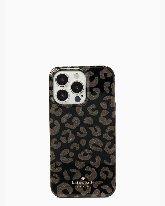 Graphic Leopard Resin I Phone 13 Pro Case | Kate Spade Surprise
