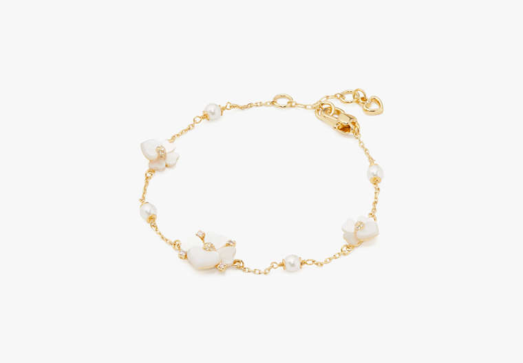 Scatter Armband, White Multi/Gold, Product