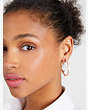Precious Pansy Scatter Hoops, White Multi, Product