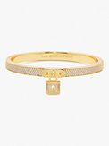 lock and spade pave bangle, , s7productThumbnail