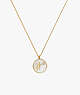Zodiac In The Stars Mother Of Pearl Pendant, Mother Of Pearl/Gold, ProductTile
