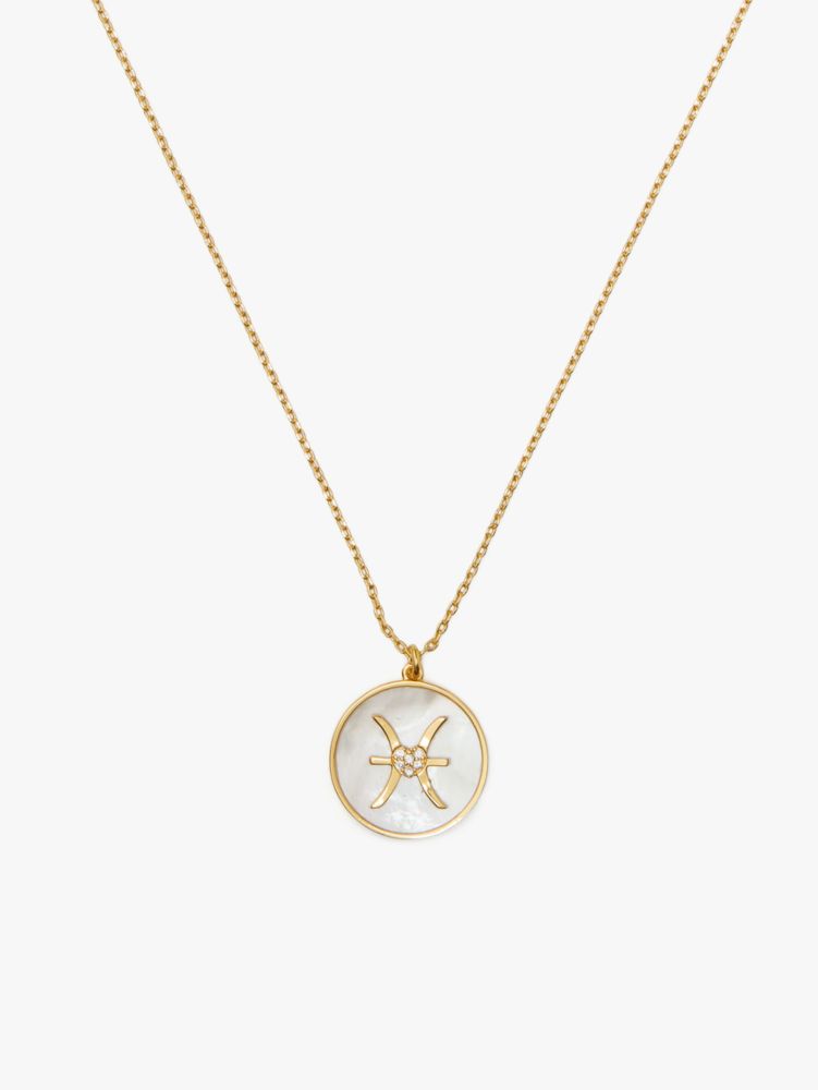 Zodiac In The Stars Mother Of Pearl Pendant | Kate Spade New York