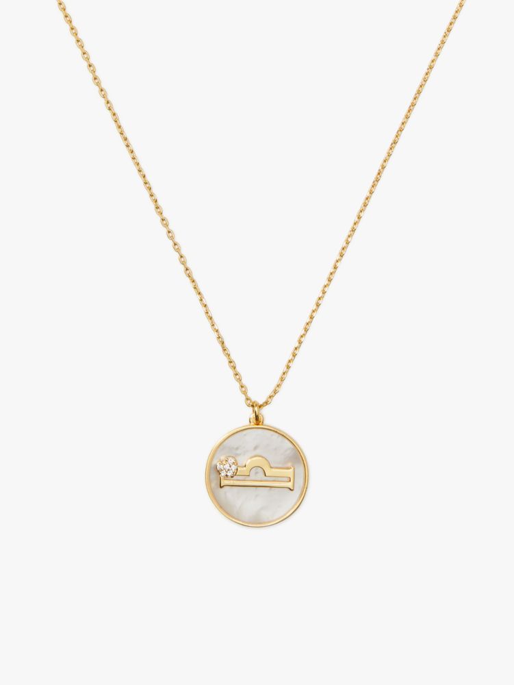 Zodiac In The Stars Mother Of Pearl Pendant | Kate Spade New York