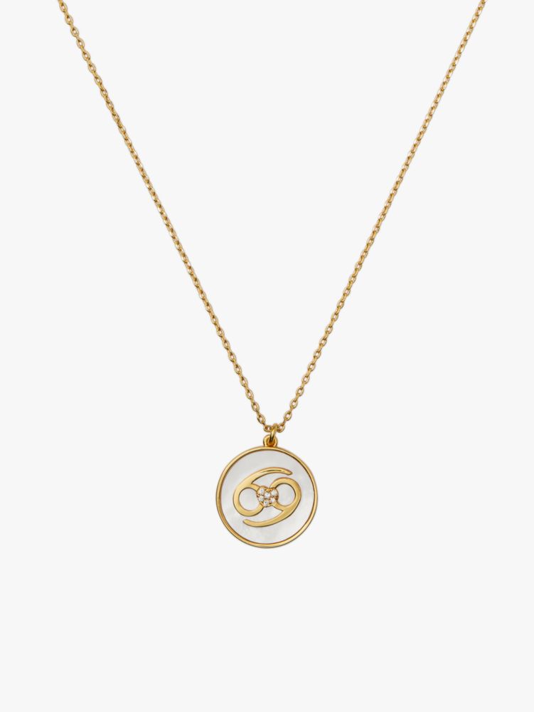 Zodiac In The Stars Mother Of Pearl Pendant | Kate Spade New York