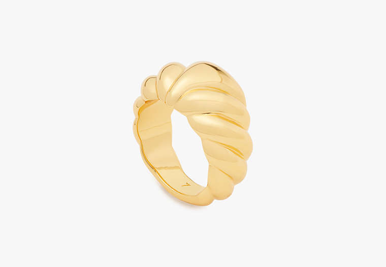 French Twist Ring, Gold, Product