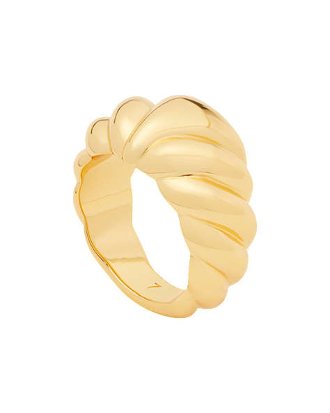 French Twist Ring, Gold, ProductTile