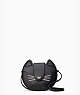 Whiskers Cat Crossbody Bag, Black, ProductTile