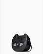 Whiskers Cat Crossbody Bag, Black, Product