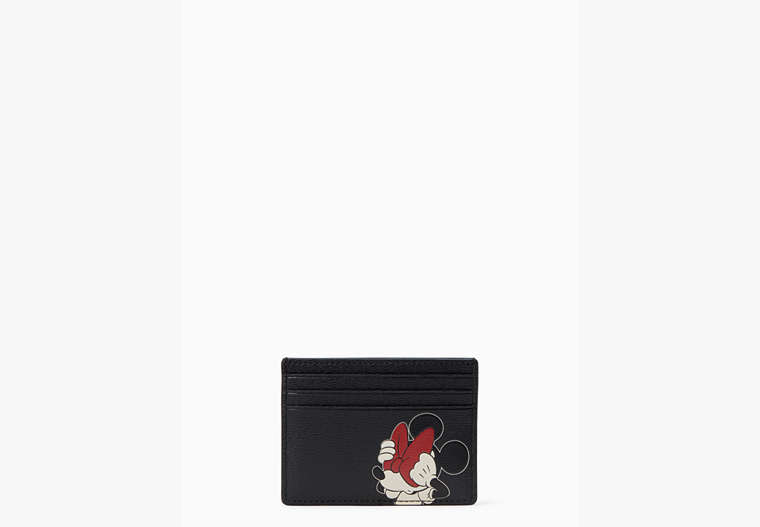 Disney X Kate Spade New York Minnie Card Holder, Black Multi, Product
