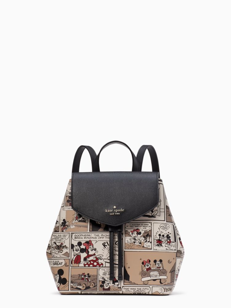 Disney X Kate Spade New York Minnie Mouse Flap Backpack, Multi, ProductTile